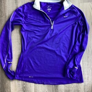 Nike Dri-FIT Purple Long Sleeve Top